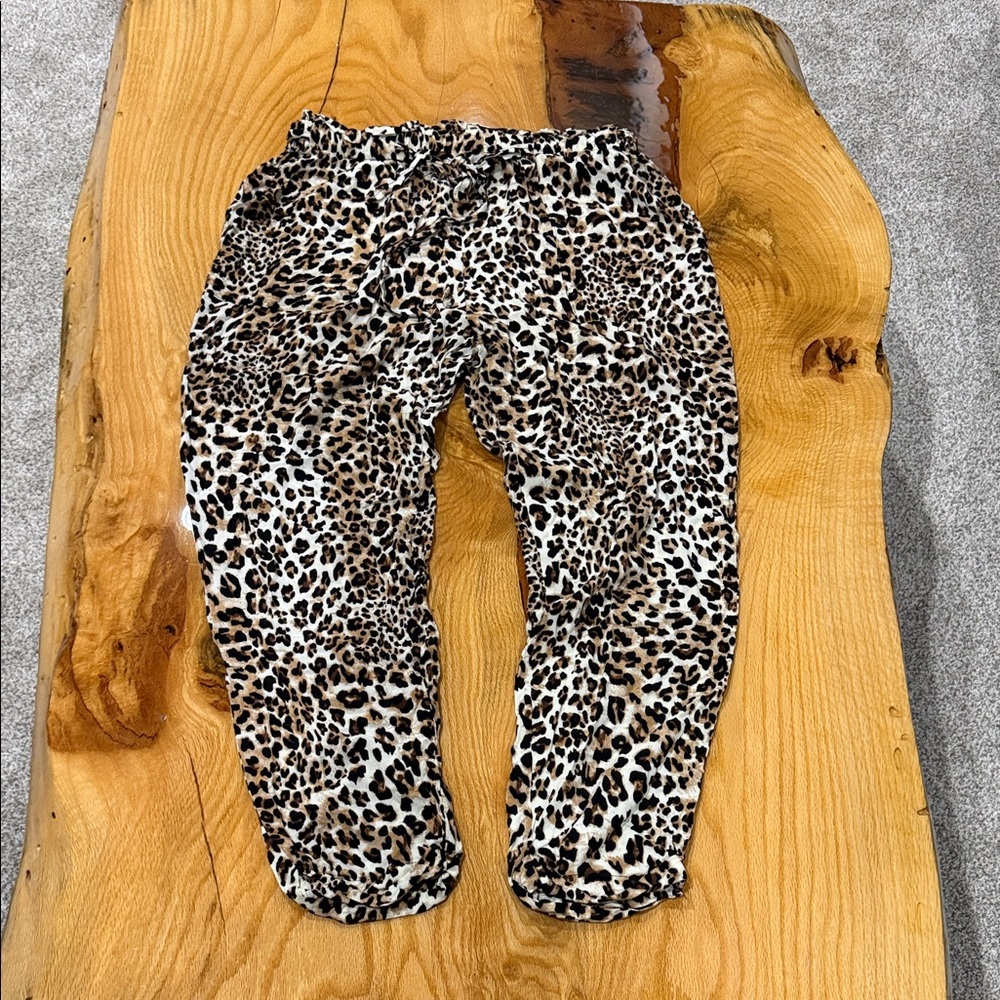 Leopard Print haram pants